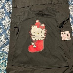 Hello Kitty Christmas Shirt Size 8/10